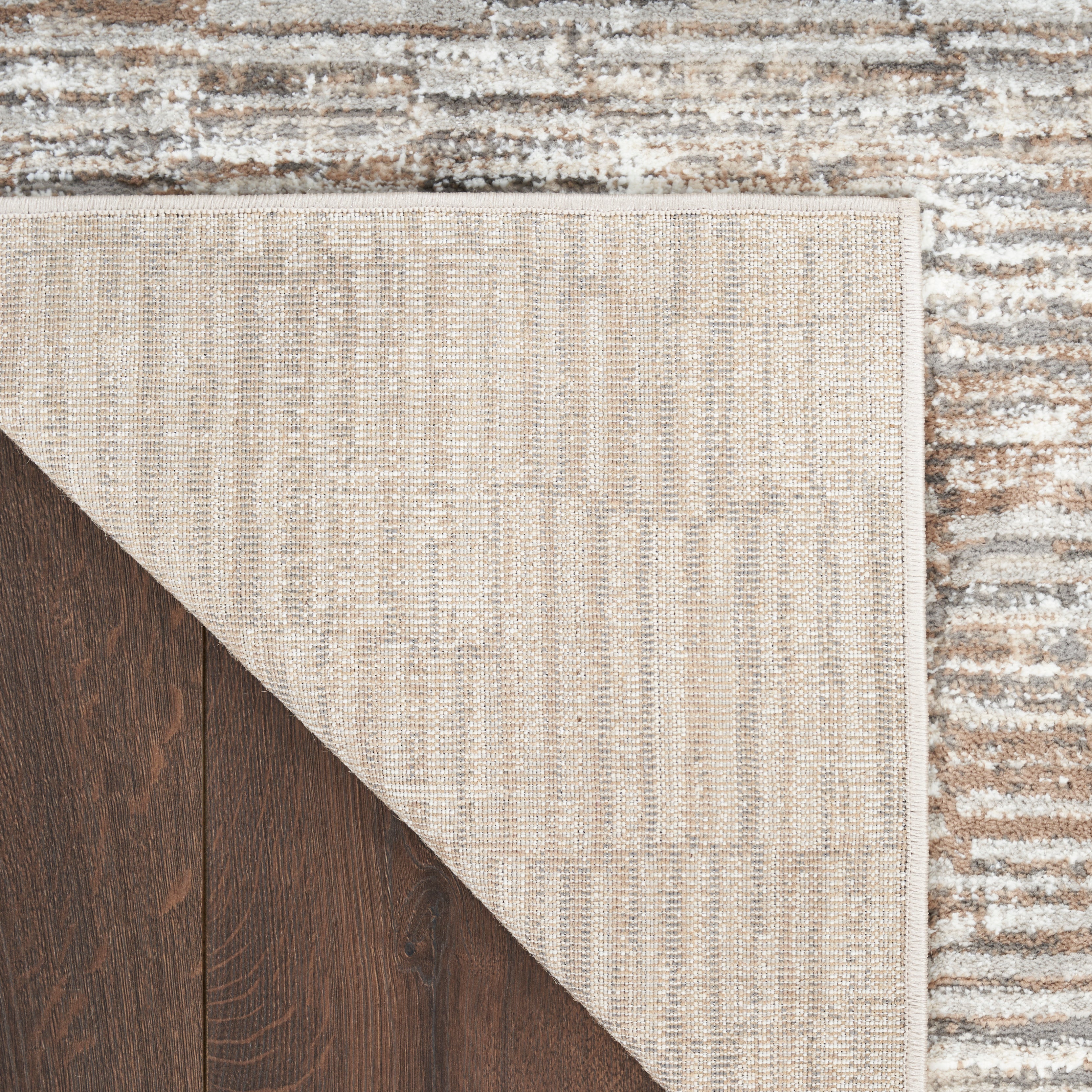 Nourison Sustainable Trends SUT06 Ivory/Mocha Brown Large Rectangle Rug